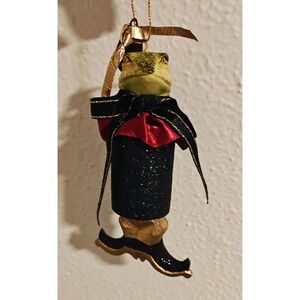 Vtg Katherine's Collection Frog Prince Ornament